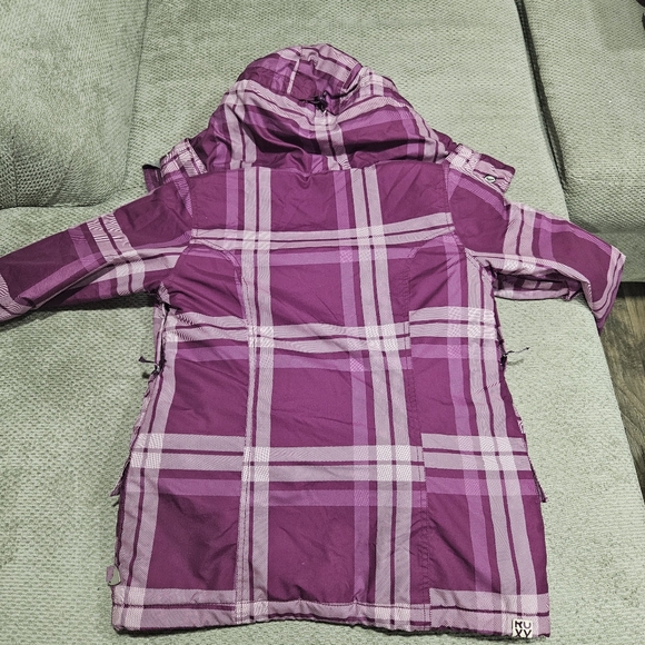 Pink Plaid Roxy Jacket, XS - Picture 12 of 13